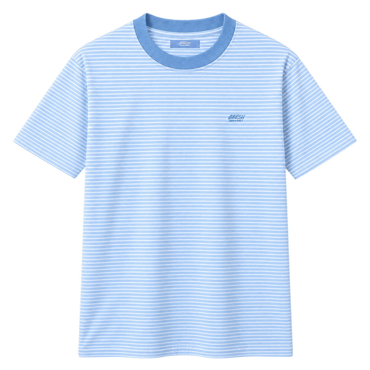 Remera Rayada – Celeste