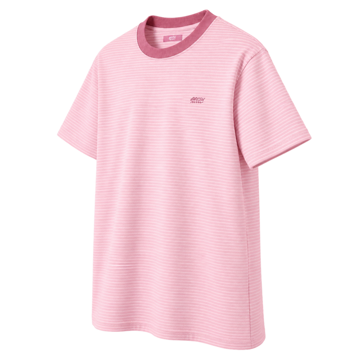 Remera Rayada – Rosa