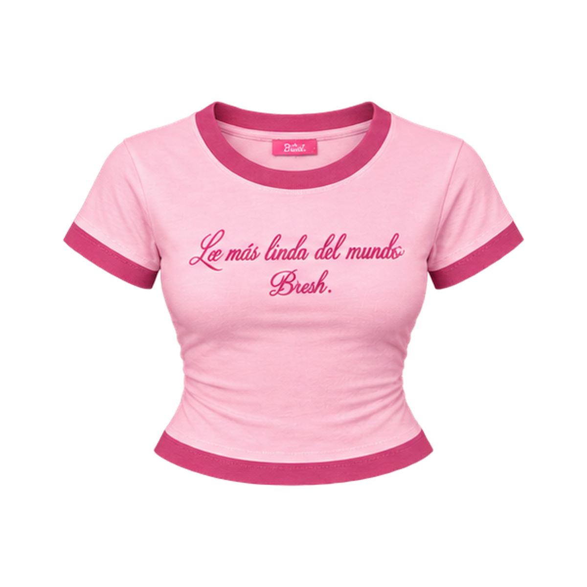Crop Top – Rosa y rosa